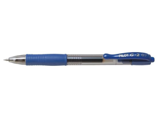 Εικόνα της Pilot Pen G2 07 Gel Blue - Πακέτο των 12