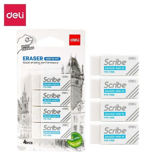 Εικόνα της DELI Λευκό Σβηστήρι - Πακέτο των 4