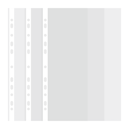 Εικόνα της DELI Θήκες Προστασίας Εγγράφων Α4 Γυαλιστερές - Πακέτο των 100